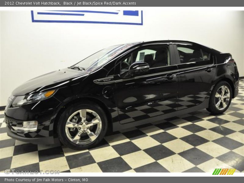 Black / Jet Black/Spice Red/Dark Accents 2012 Chevrolet Volt Hatchback