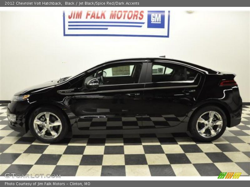 Black / Jet Black/Spice Red/Dark Accents 2012 Chevrolet Volt Hatchback