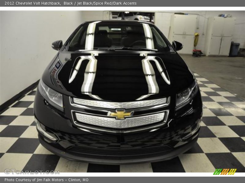Black / Jet Black/Spice Red/Dark Accents 2012 Chevrolet Volt Hatchback