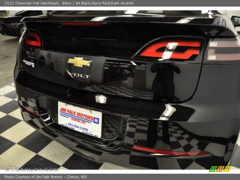 Black / Jet Black/Spice Red/Dark Accents 2012 Chevrolet Volt Hatchback