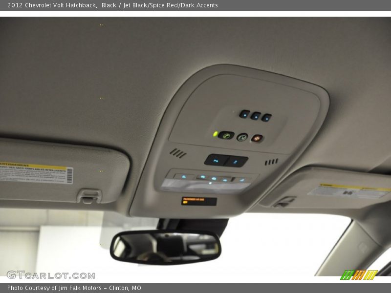 Controls of 2012 Volt Hatchback