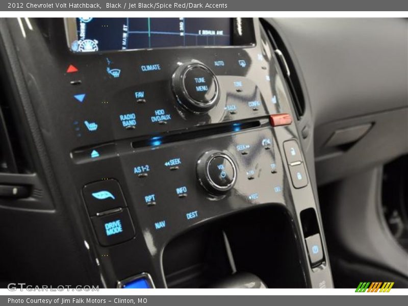 Controls of 2012 Volt Hatchback