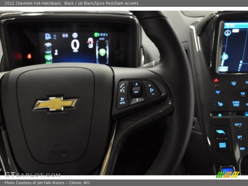 Black / Jet Black/Spice Red/Dark Accents 2012 Chevrolet Volt Hatchback