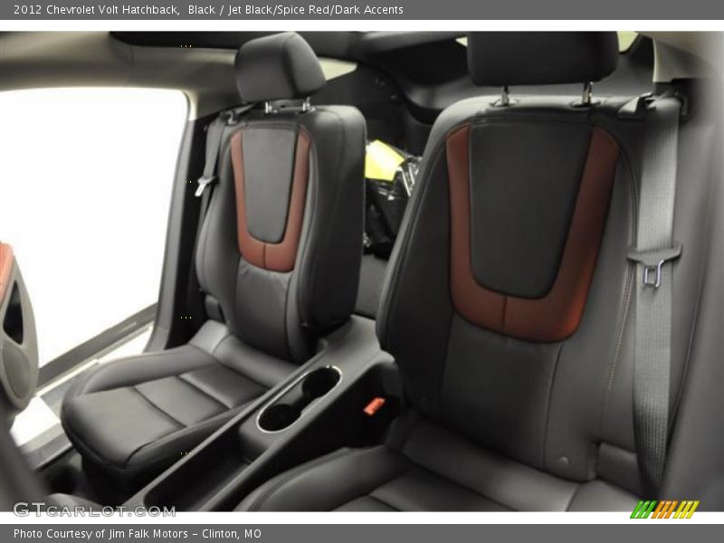  2012 Volt Hatchback Jet Black/Spice Red/Dark Accents Interior