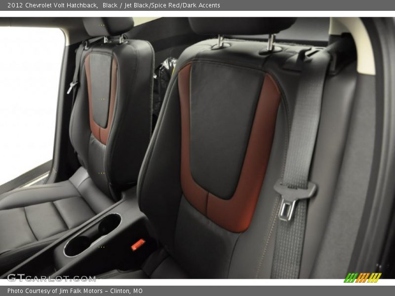  2012 Volt Hatchback Jet Black/Spice Red/Dark Accents Interior