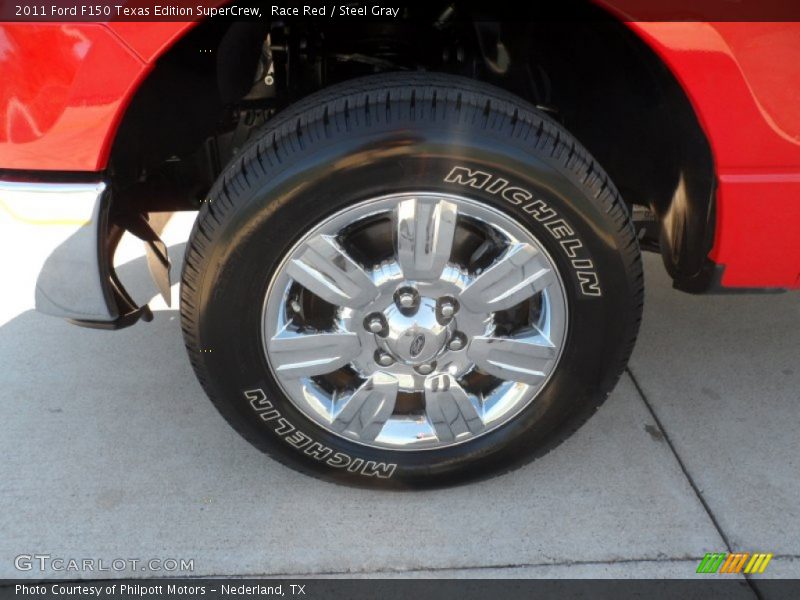 Race Red / Steel Gray 2011 Ford F150 Texas Edition SuperCrew