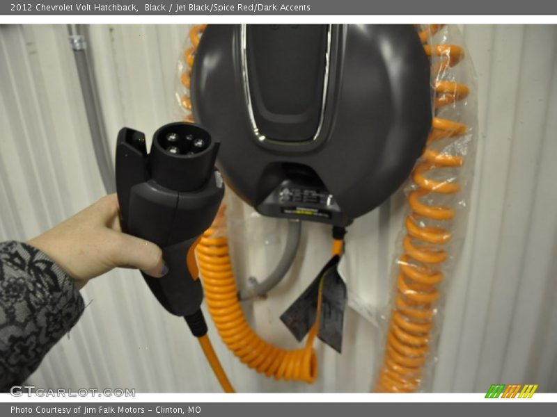Black / Jet Black/Spice Red/Dark Accents 2012 Chevrolet Volt Hatchback