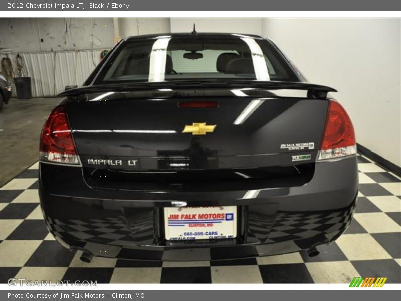 Black / Ebony 2012 Chevrolet Impala LT