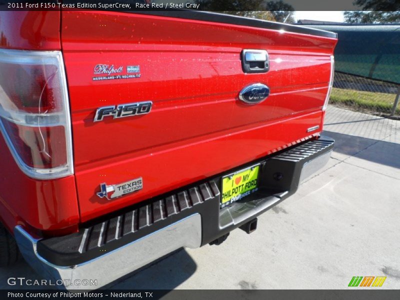 Race Red / Steel Gray 2011 Ford F150 Texas Edition SuperCrew