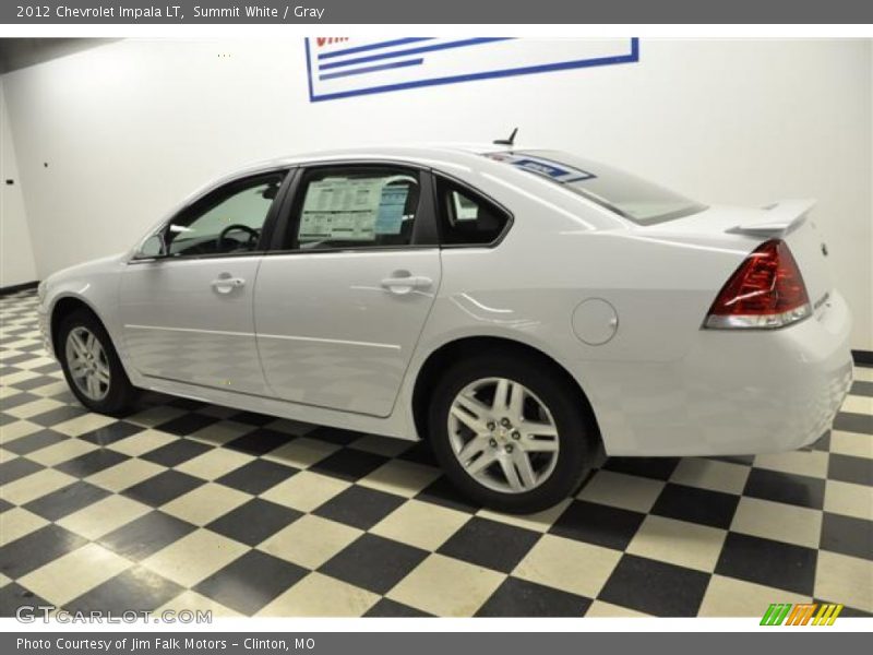 Summit White / Gray 2012 Chevrolet Impala LT