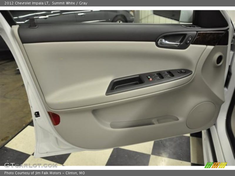 Summit White / Gray 2012 Chevrolet Impala LT