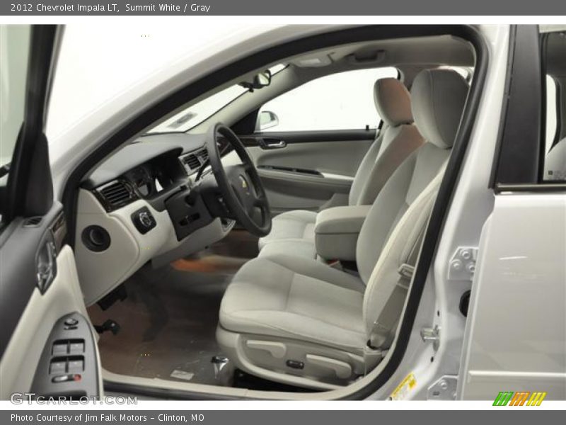 Summit White / Gray 2012 Chevrolet Impala LT