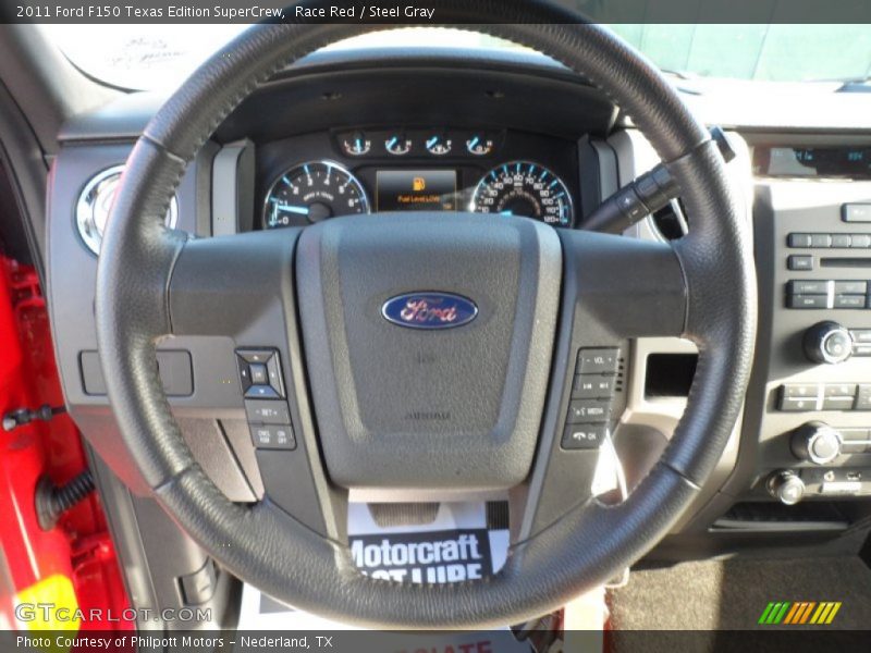 Race Red / Steel Gray 2011 Ford F150 Texas Edition SuperCrew