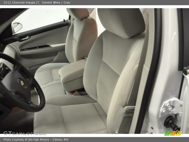 Summit White / Gray 2012 Chevrolet Impala LT