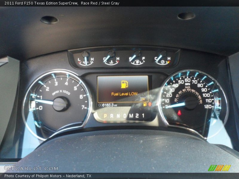 Race Red / Steel Gray 2011 Ford F150 Texas Edition SuperCrew