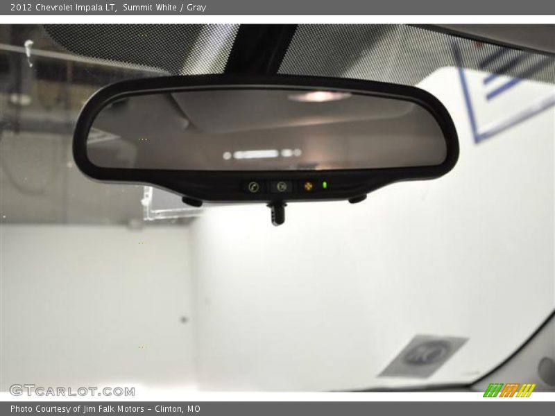 Summit White / Gray 2012 Chevrolet Impala LT