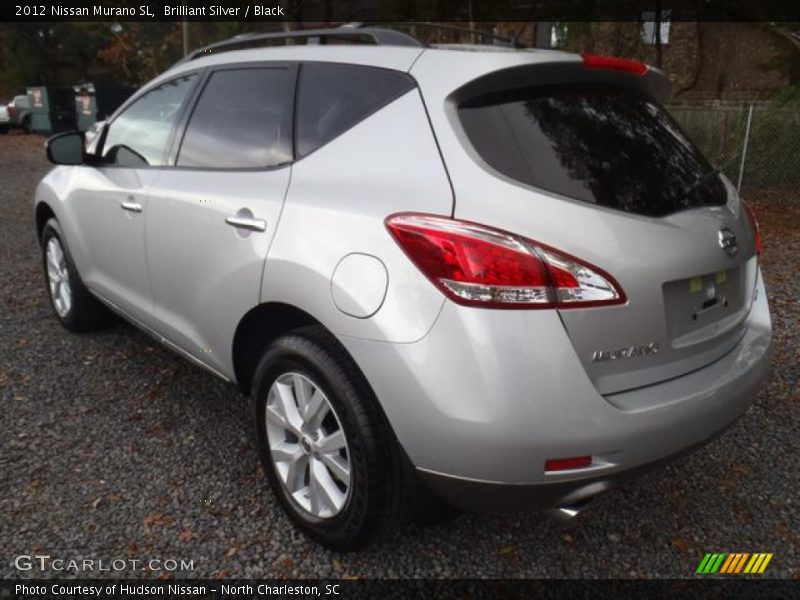 Brilliant Silver / Black 2012 Nissan Murano SL