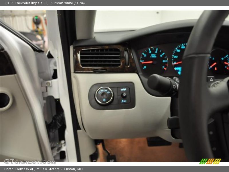 Summit White / Gray 2012 Chevrolet Impala LT