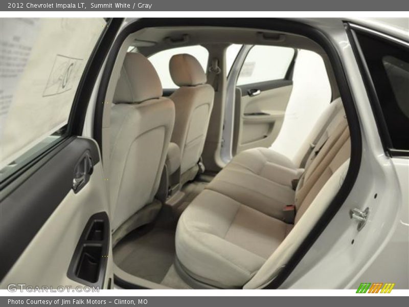 Summit White / Gray 2012 Chevrolet Impala LT