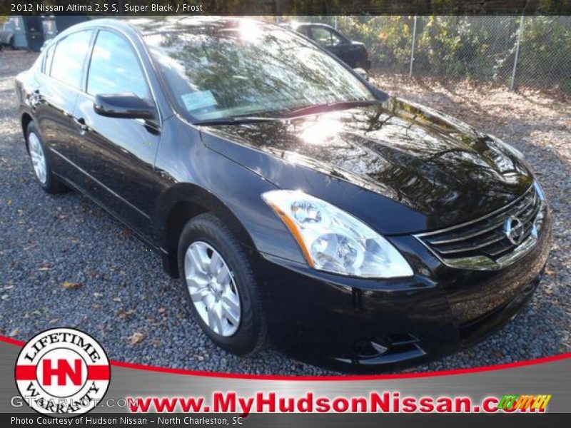 Super Black / Frost 2012 Nissan Altima 2.5 S