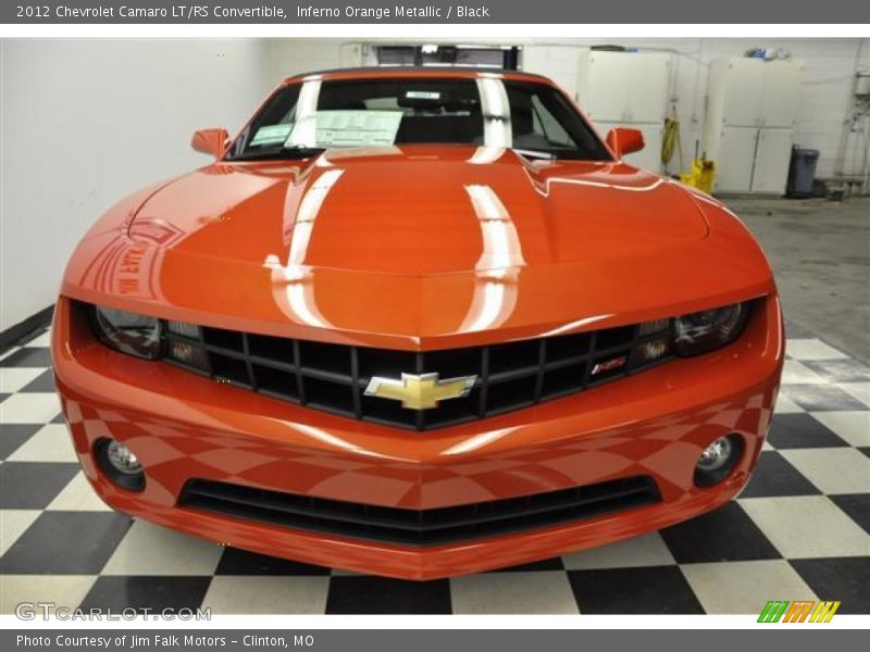  2012 Camaro LT/RS Convertible Inferno Orange Metallic