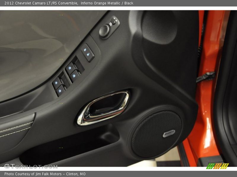 Inferno Orange Metallic / Black 2012 Chevrolet Camaro LT/RS Convertible