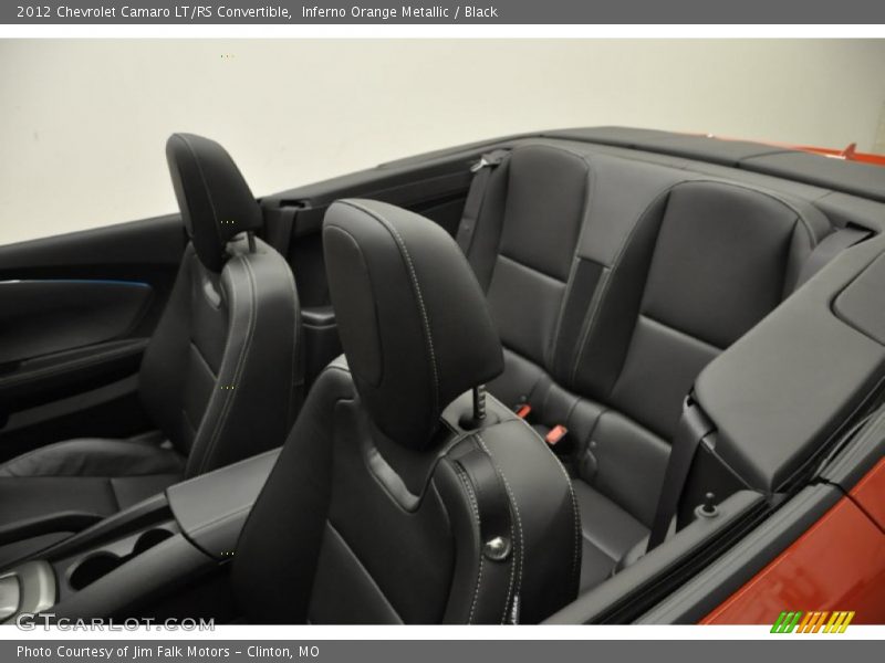 Inferno Orange Metallic / Black 2012 Chevrolet Camaro LT/RS Convertible
