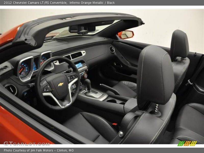  2012 Camaro LT/RS Convertible Black Interior