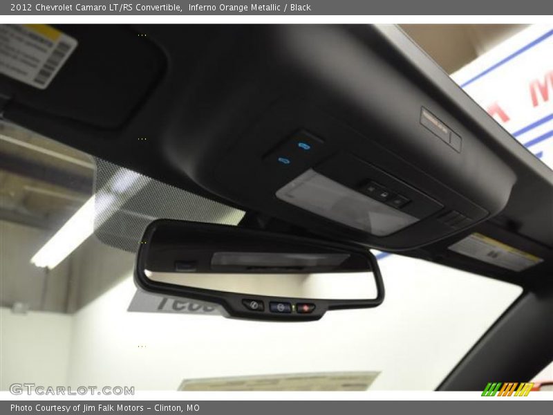 Inferno Orange Metallic / Black 2012 Chevrolet Camaro LT/RS Convertible