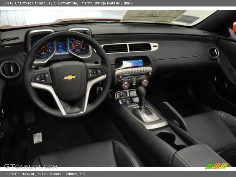Dashboard of 2012 Camaro LT/RS Convertible