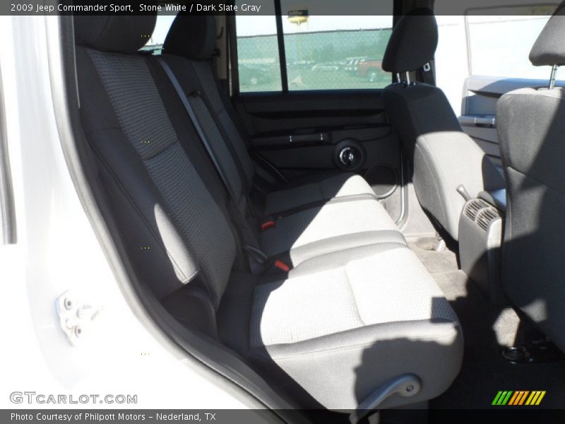 Stone White / Dark Slate Gray 2009 Jeep Commander Sport