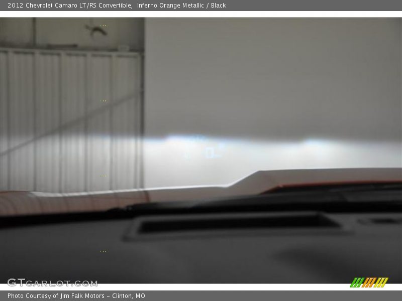 Inferno Orange Metallic / Black 2012 Chevrolet Camaro LT/RS Convertible