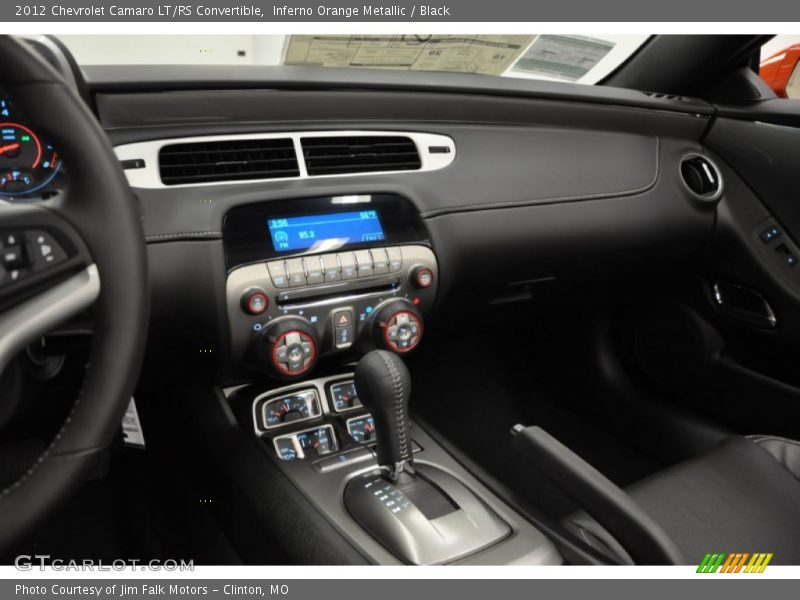 Inferno Orange Metallic / Black 2012 Chevrolet Camaro LT/RS Convertible