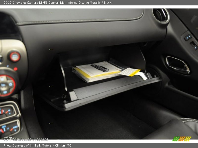Glove Box - 2012 Chevrolet Camaro LT/RS Convertible