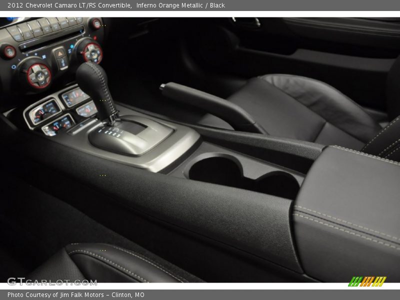 Inferno Orange Metallic / Black 2012 Chevrolet Camaro LT/RS Convertible