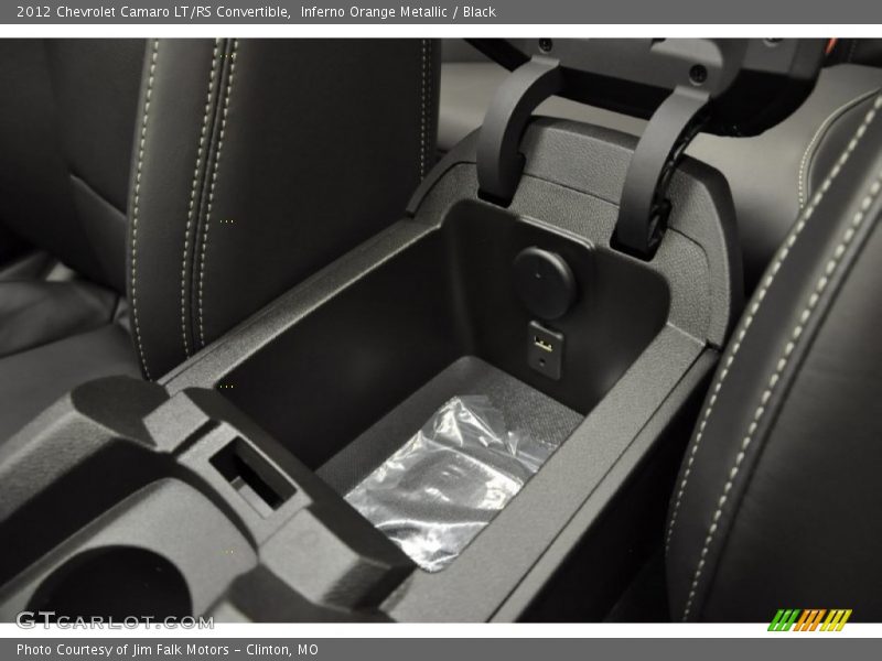 Inferno Orange Metallic / Black 2012 Chevrolet Camaro LT/RS Convertible