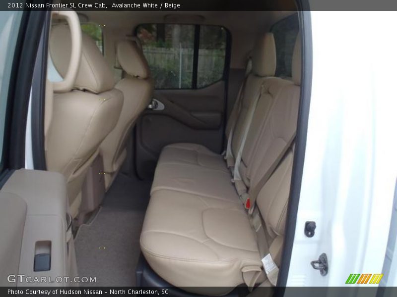 Avalanche White / Beige 2012 Nissan Frontier SL Crew Cab