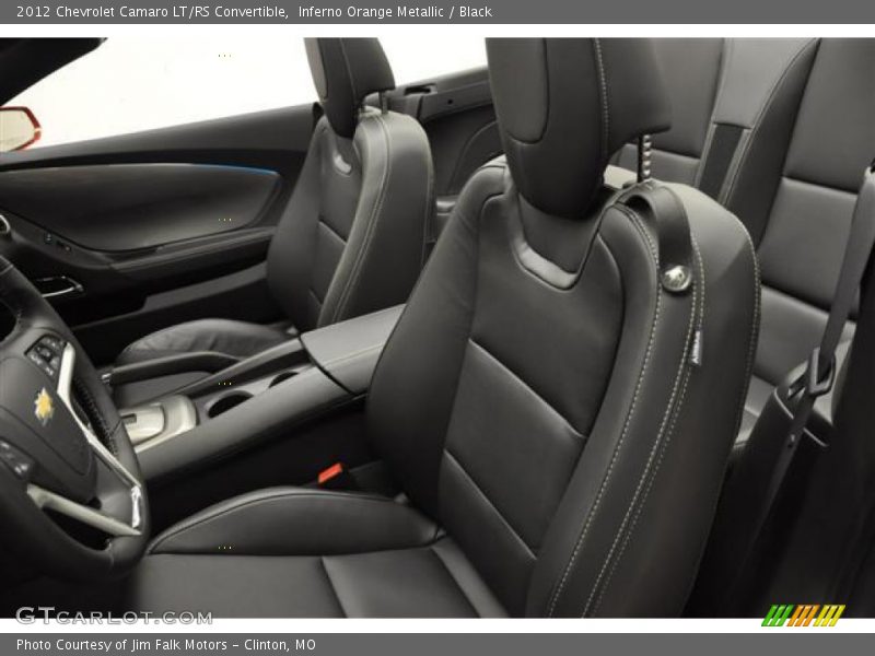  2012 Camaro LT/RS Convertible Black Interior