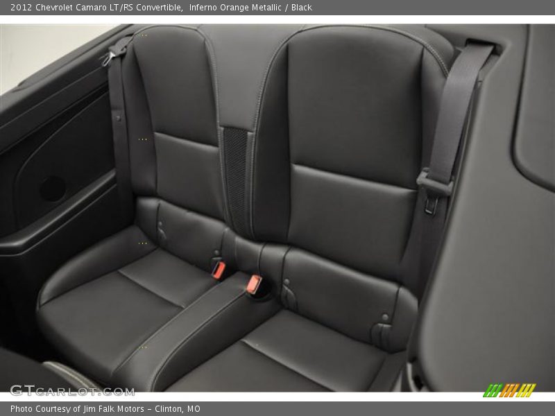 Inferno Orange Metallic / Black 2012 Chevrolet Camaro LT/RS Convertible