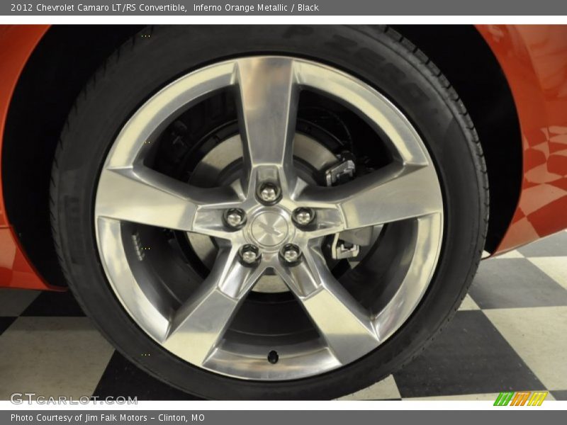  2012 Camaro LT/RS Convertible Wheel
