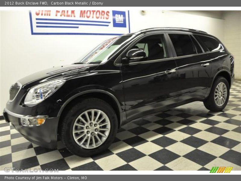 Carbon Black Metallic / Ebony 2012 Buick Enclave FWD