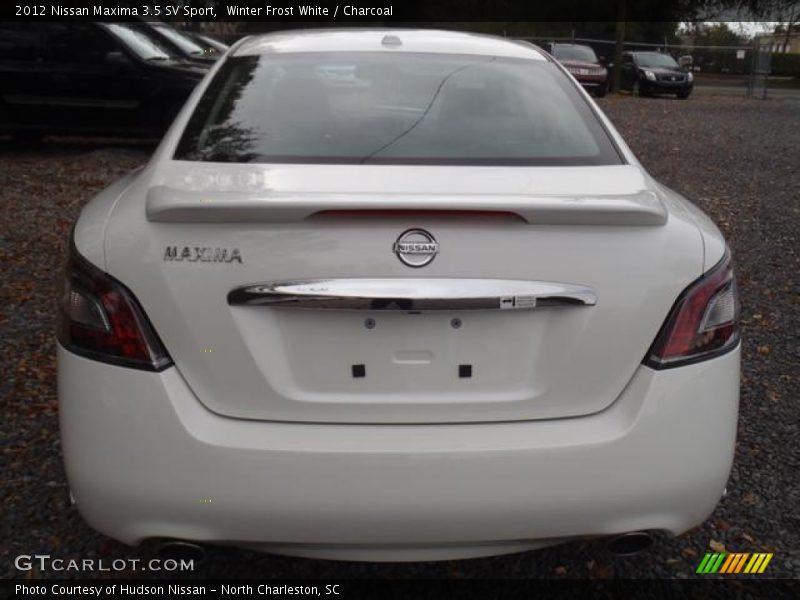 Winter Frost White / Charcoal 2012 Nissan Maxima 3.5 SV Sport