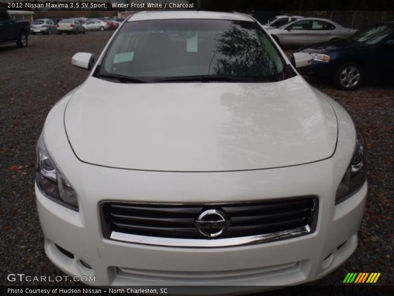 Winter Frost White / Charcoal 2012 Nissan Maxima 3.5 SV Sport