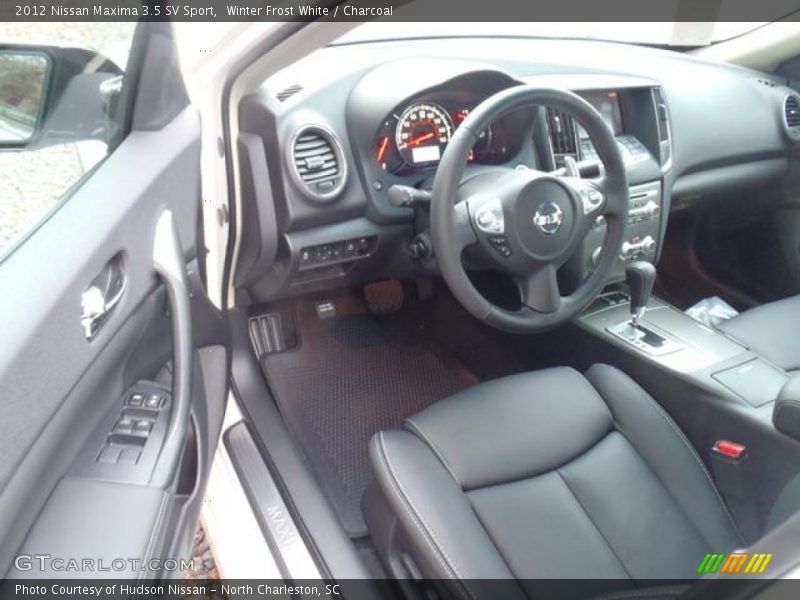 Winter Frost White / Charcoal 2012 Nissan Maxima 3.5 SV Sport