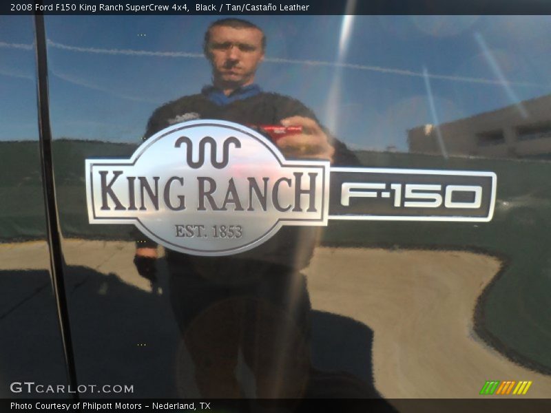 Black / Tan/Castaño Leather 2008 Ford F150 King Ranch SuperCrew 4x4