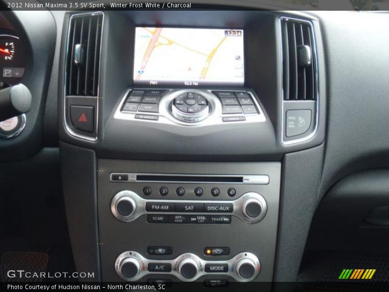 Winter Frost White / Charcoal 2012 Nissan Maxima 3.5 SV Sport