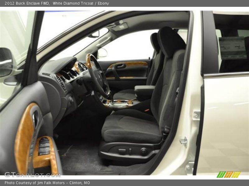 White Diamond Tricoat / Ebony 2012 Buick Enclave FWD