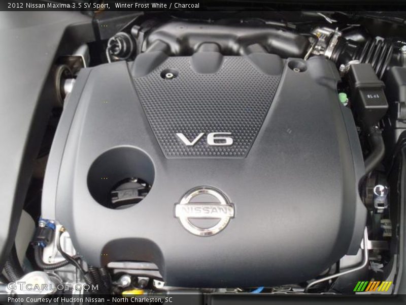 Winter Frost White / Charcoal 2012 Nissan Maxima 3.5 SV Sport