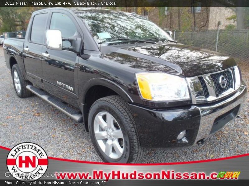 Galaxy Black / Charcoal 2012 Nissan Titan SL Crew Cab 4x4