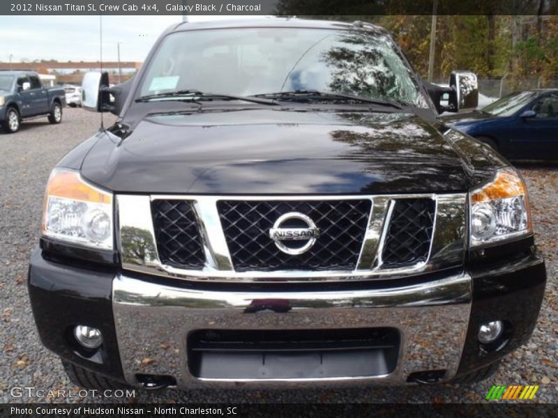 Galaxy Black / Charcoal 2012 Nissan Titan SL Crew Cab 4x4